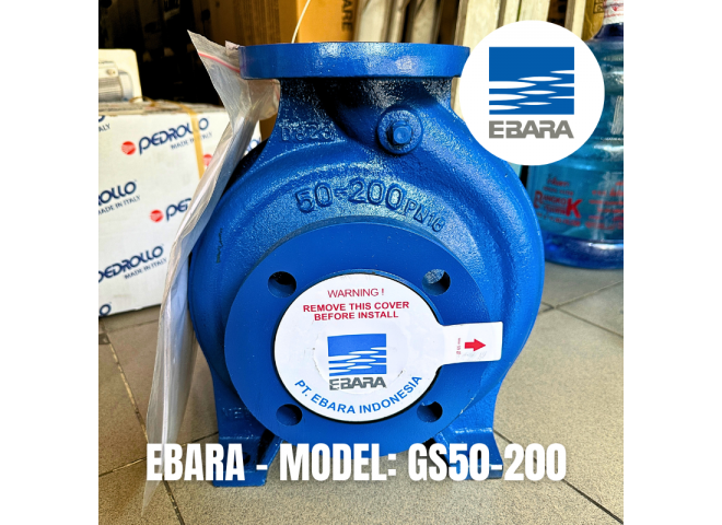 จัดส่งปั๊มเพลาลอย EBARA GS50-200 ให้กับโรงงานนิคมบางปูครับ