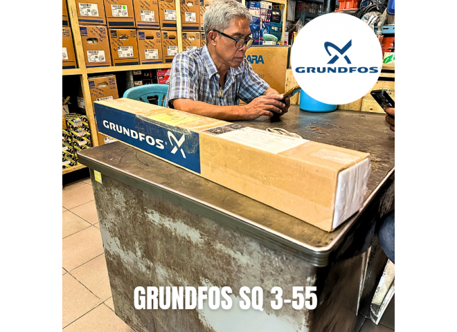 จัดส่งปั๊มนํ้าบาดาล GRUNDFOS SQ series ให้กับลูกค้า